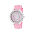 Oceanaut Womens Allure Pink Faux Pearl Dial Pink Rubber Strap Watch