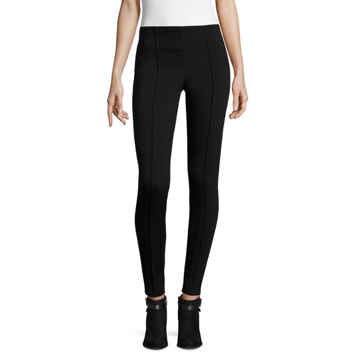 Worthington Ponte Leggings With Wide Waistband - Tall