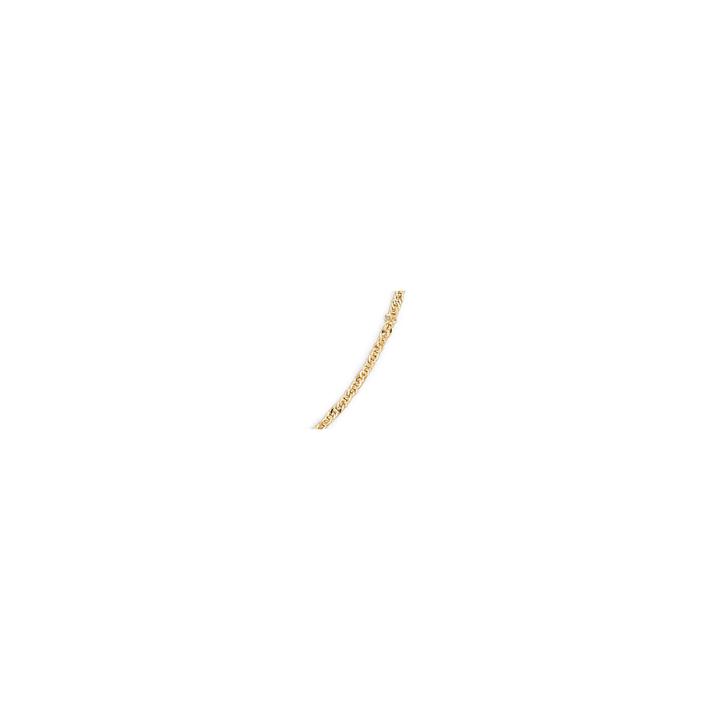 Made In Italy 14k Gold 1.65mm 16-24 Singapore Chain