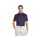 Izod Golf Print Short Sleeve Polo Shirt