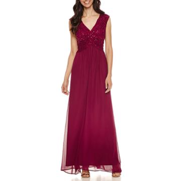 Ombre Sleeveless Evening Gown