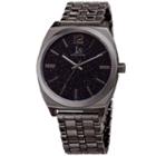 Joshua & Sons Mens Gray Strap Watch-j-122gn