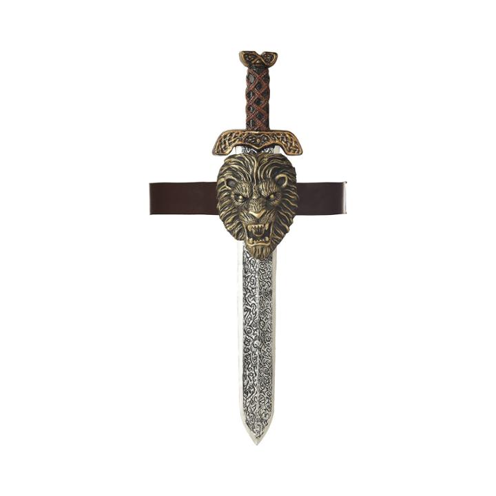 Roman Sword With Gold Lion Sheath