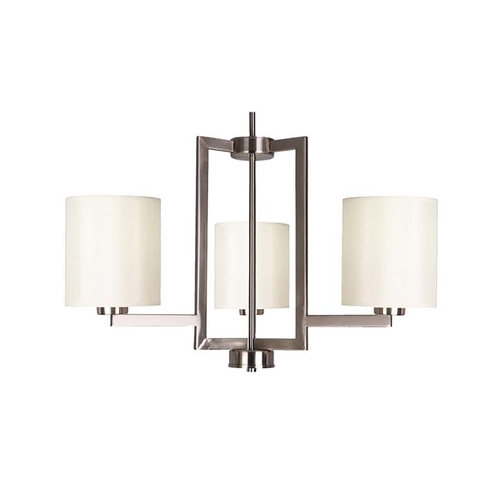 Falcon 3-light Silver Chandelier