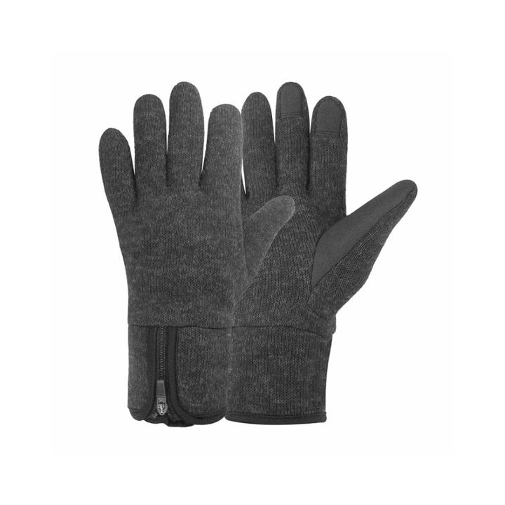 J. Ferrar Sweater-fleece Zip-cuff Gloves