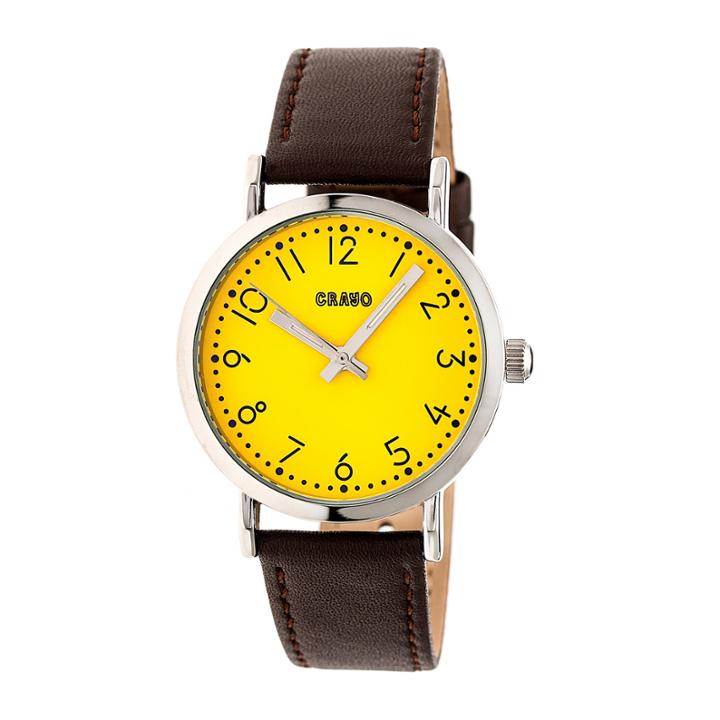 Crayo Pride Unisex Brown Strap Watch-cracr3803