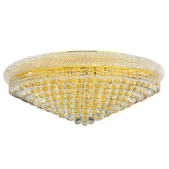 Empire Collection 20 Light Clear Crystal Flush Mount Ceiling Light