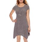 Alyx Short-sleeve Necklace Fit-and-flare Dress