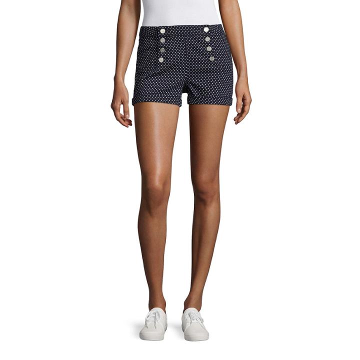 Almost Famous Polka Dot High-rise Sailor Shorts-juniors