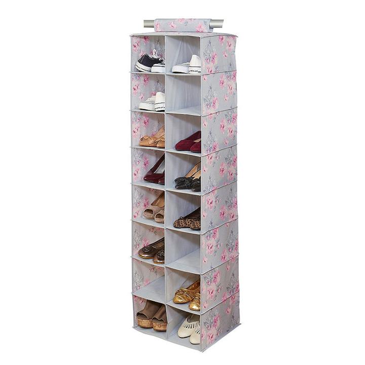 Non-woven 16 Pocket Shoe Organizer-beatrice