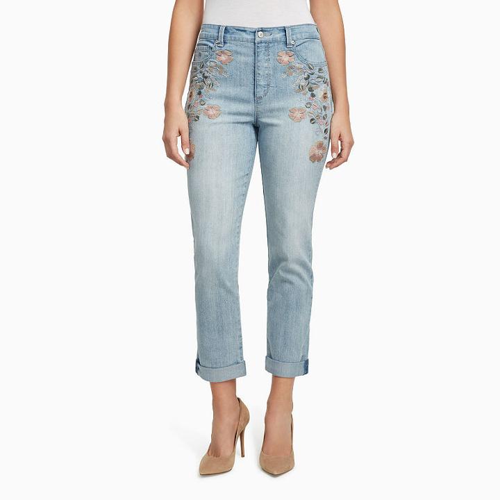 Gloria Vanderbilt Classic Roll Cuff Ankle Jean