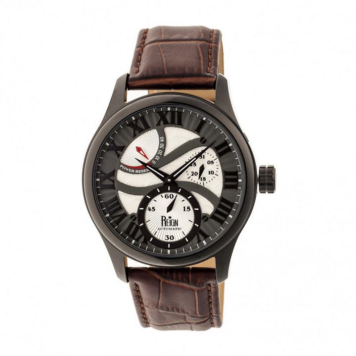 Reign Unisex Brown Strap Watch-reirn1604