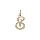 Personalized 14k Yellow Gold Initial E Pendant Necklace