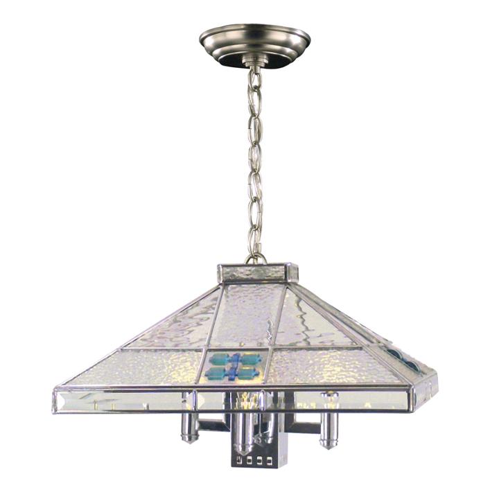Dale Tiffany&trade; Blue Fused 3-light Hanging Fixture
