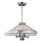 Dale Tiffany&trade; Blue Fused 3-light Hanging Fixture