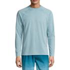 Nike Solid Heather Long Sleeve Swim Tee 40+ Upf Protection