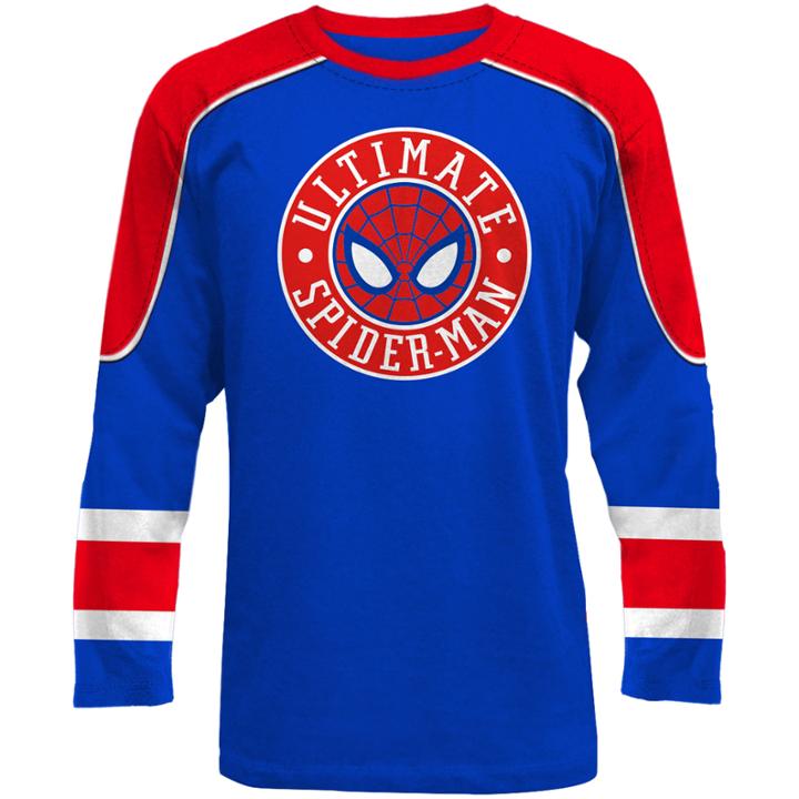 Novelty Season Long Sleeve Spiderman Graphic T-shirt