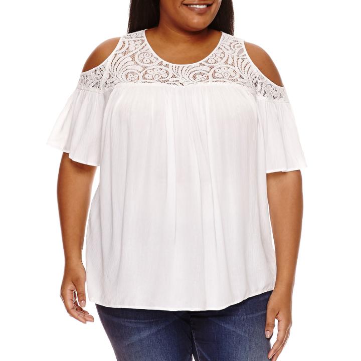A.n.a Lace Blouse-plus