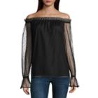Belle + Sky Long Sleeve Off Shoulder Top