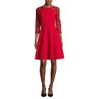 Rn Studio By Ronni Nicole 3/4-sleeve Fit-and-flare Dress