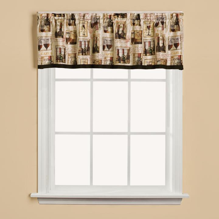Saturday Knight Vino Rod-pocket Tailored Valance