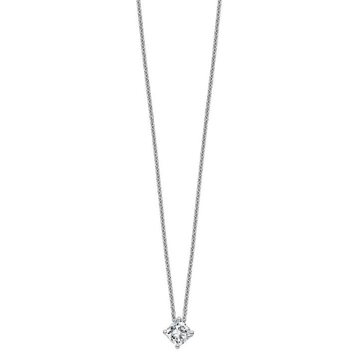 Womens 2-pc. 1/2 Ct. T.w. White Moissanite 14k Pendant Necklace Set
