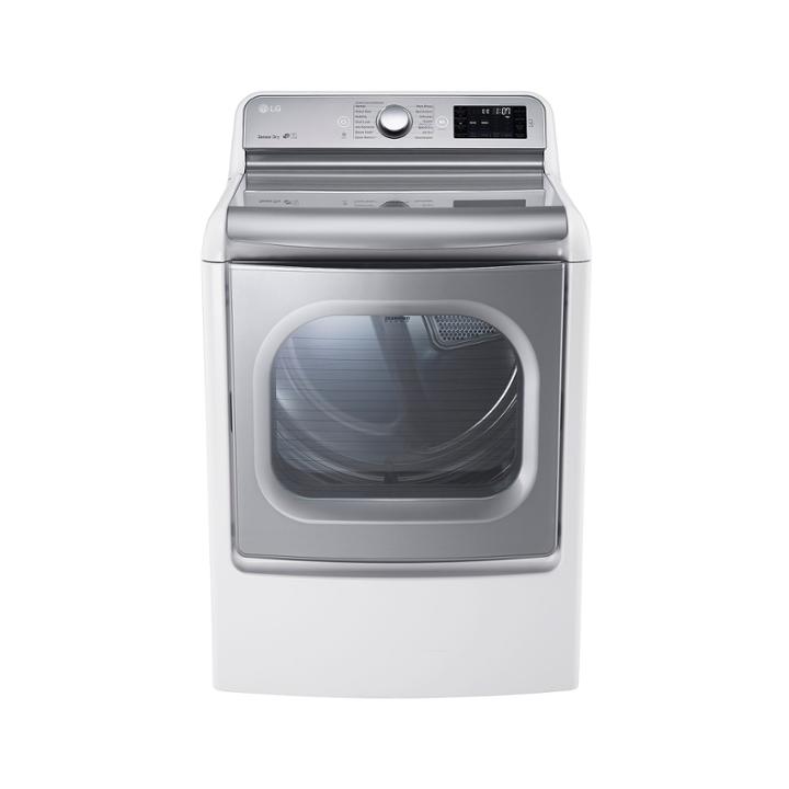 Lg 9.0 Cu. Ft. Mega Capacity Turbosteam Dryer With Easyload Door - Dlgx7701we