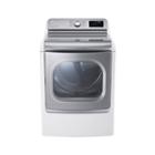 Lg 9.0 Cu. Ft. Mega Capacity Turbosteam Dryer With Easyload Door - Dlgx7701we
