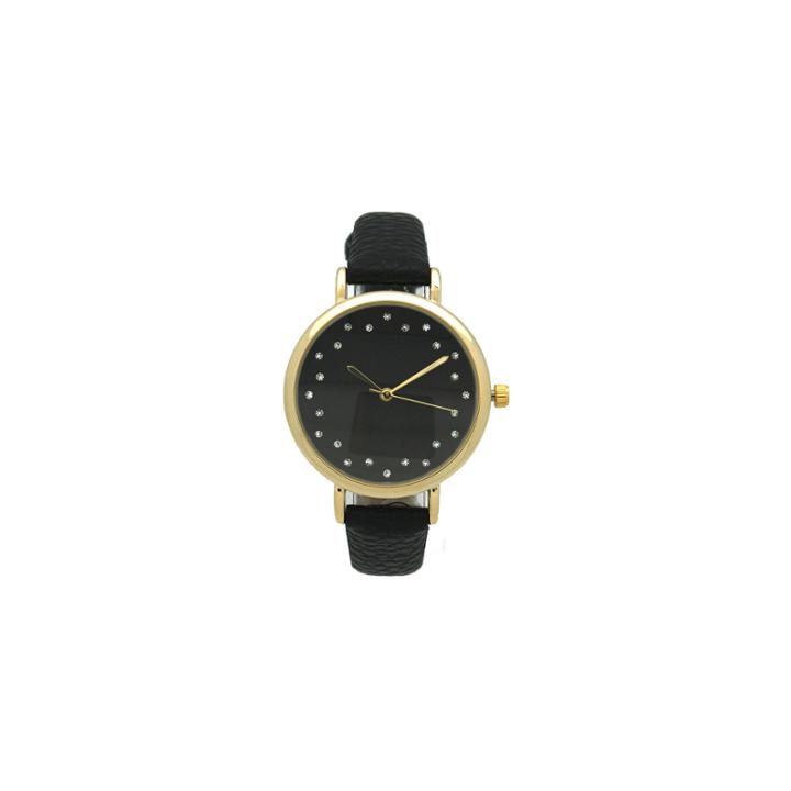 Olivia Pratt Womens Brown Smart Watch-a916284black