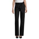 Liz Claiborne Belted Wide Leg Pant - Tall Inseam 34.5