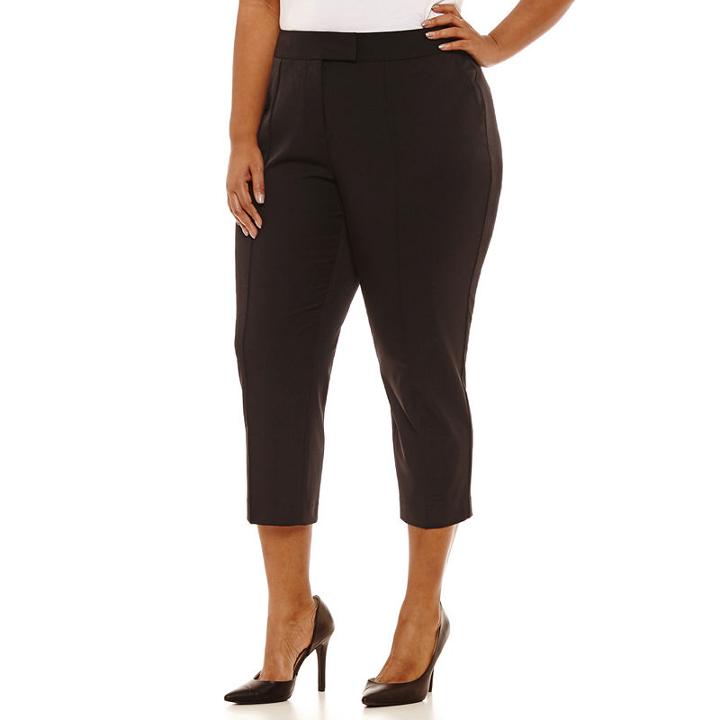 Worthington Cropped Pants - Plus