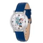 Disney Minnie Mouse Womens Blue Strap Watch-wds000255