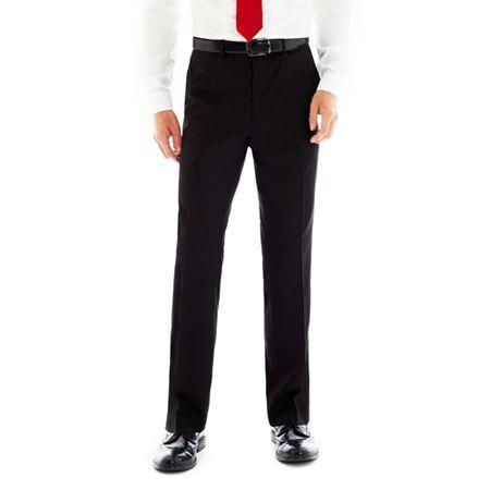 Billy London Uk Black Flat-front Suit Pants