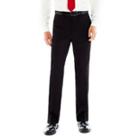 Billy London Uk Black Flat-front Suit Pants
