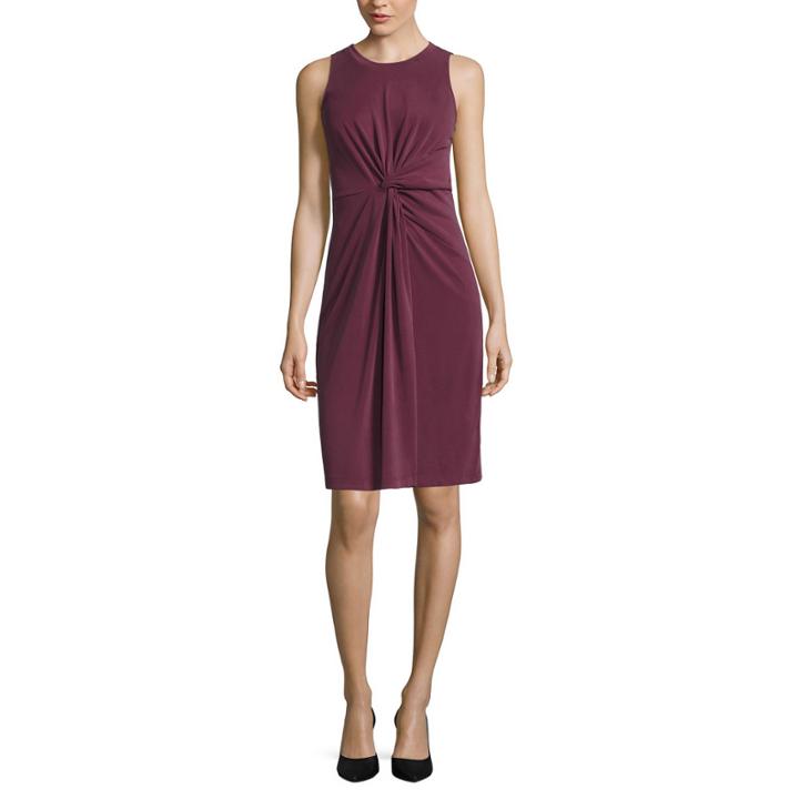Worthington Sleeveless Knot Waist Dress