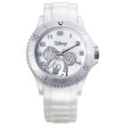 Disney Mickey Mouse Crystal Accent White Resin Watch