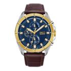 Esq Mens Brown Strap Watch-37esq013401a