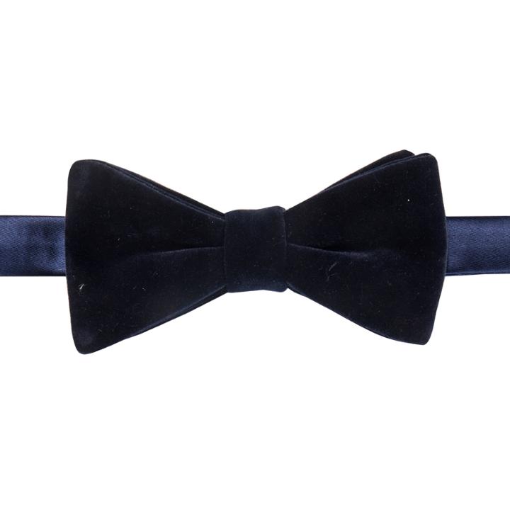 Stafford Velvet Pre-tied Bowtie