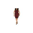 Fashion To Figure Daredevil Net Overlay Bodycon Dress-plus