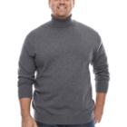 Claiborne Mock Neck Top Big And Tall