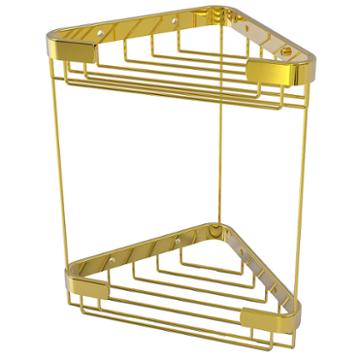 Allied Brass Double Tier Corner Shower Basket
