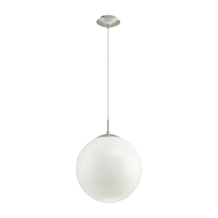 Eglo Milagro 1-light 12 Inch Silver Pendant Ceiling Light