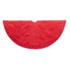 Kurt Adler 48 Red Sequined Holly Tree Skirt