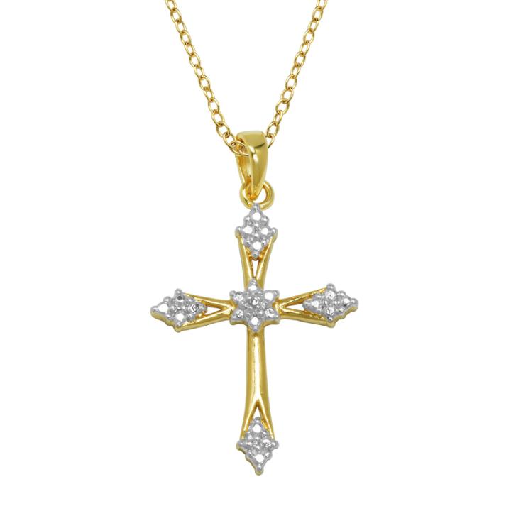 Sparkle Allure Womens Diamond Accent Pendant Necklace