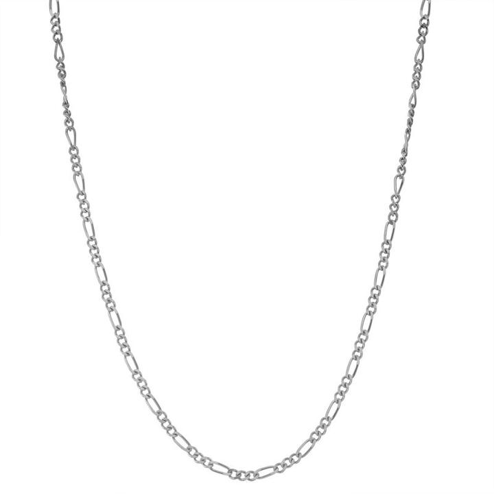 Solid Figaro 15 Inch Chain Necklace