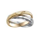 Mens 3mm Two-tone Stainless Steel Rolling Ring