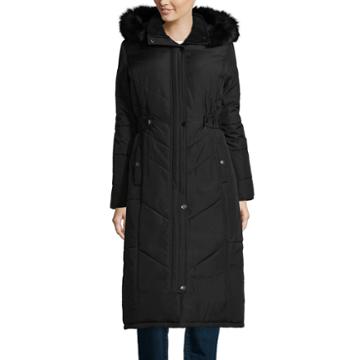 Kc Collections Hooded Puffer Jacket