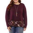 Heart N Soul Tunic Top Juniors Plus