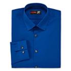 J.ferrar Easy-care Stretch Solid Long -sleeve Broadcloth Dress Shirt - Slim