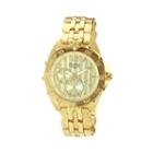Armitron Mens Gold-plated Chronograph Watch